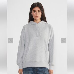 TNA Light Gray Pullover Hoodie